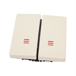 Клавиши для двухклавишного выключателя с подсветкой Simon 82025-31 - фото 14754057