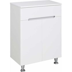 Тумба-полупенал в ванную Runo Парма 60 - фото 14754534