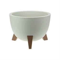 Кашпо IDEA ФЛОРИАН D350 мм, 12 л М 3187 белый - фото 14757696