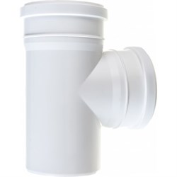 Тройник для бесшумной канализации ПОЛИТЭК 200111187 - фото 14758845