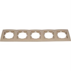 Пятиместная рамка Nilson Touran metallic - фото 14761120