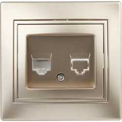 Телефонная розетка INTRO Plano - фото 14761588