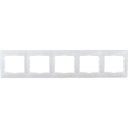 Горизонтальная пятиместная рамка UNIVERSAL Севиль - фото 14762257