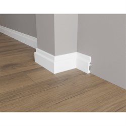 Ударопрочный влагостойкий напольный плинтус под покраску Decor-Dizayn DD703 - фото 14762320