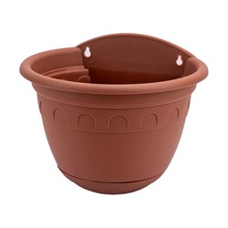 Настенное кашпо Martika Колывань 20 см, терракотовый - фото 14763353