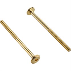 Мебельный латунированный винт Европартнер М6х90, 14 шт. - фото 14763859