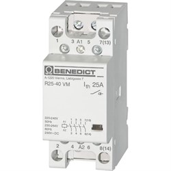 Модульный контактор Benedict R25-40 230VM - фото 14765087