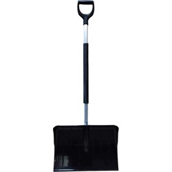 Снеговая лопата-скрепер LWI Богатырь поликарбонат 520x375мм черная - фото 14766099