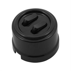 Двухклавишный выключатель Bironi B1-222-23 - фото 14767905