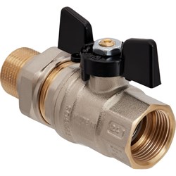 Шаровой латунный кран Hoobs 15153H - фото 14768980