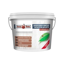 Декоративно-защитная пропитка антисептик для дерева с эффектом лака Ясень Пень Орех - фото 14769703