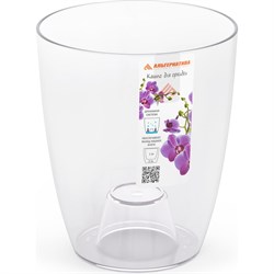 Кашпо для орхидеи ЗПИ "Альтернатива" М8396 - фото 14771274