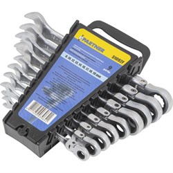 Набор комбинированных трещоточных ключей PARTNER PA-51092F(52455) - фото 14771464