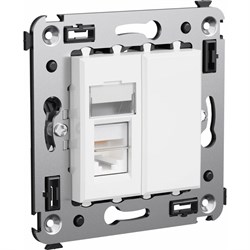 Одинарная телефонная розетка в стену DKC Avanti - фото 14772539