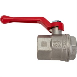 Никелированный латунный шаровой кран для воды VALFEX PREMIUM - фото 14772716