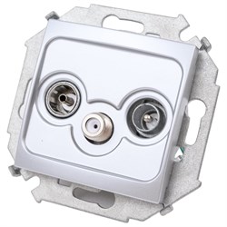 Одиночная розетка R-TV-SAT Simon 1591466-033 - фото 14773110