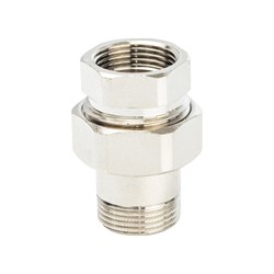 Никелированное разъемное соединение-американка STOUT RG008Q0SHSNNI6 - фото 14774028