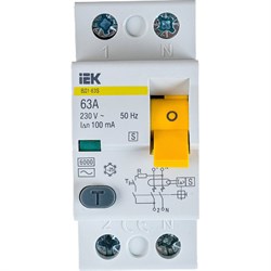 Устройство защитного отключения IEK ВД1-63 УЗО - фото 14775279