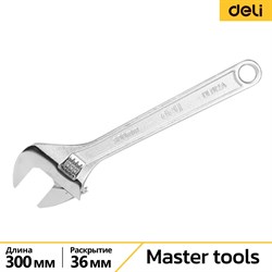 Разводной ключ Deli DL012A - фото 14775358