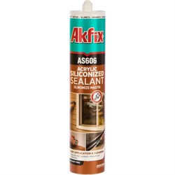 Силиконизированный акриловый герметик Akfix AS606 - фото 14775753