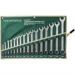 Набор комбинированных дюймовых ключей ROCKFORCE RF-5161S(47125) - фото 14778869