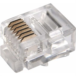 Телефонный коннектор REXANT 6P6C - фото 14779967
