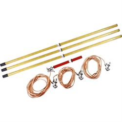 Переносное заземление для РУ Электро Трейд ЗПП-110Э-3 - фото 14780212