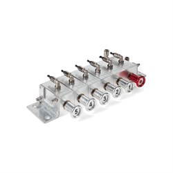 Пневматический блок управления донными клапанами автоцистерны TITAN LOCK TLCU5 - фото 14780509