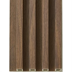 Реечные панели LAKO ПВХ Орех светлый 1000x160x23мм, 1,6м2 - фото 14781948