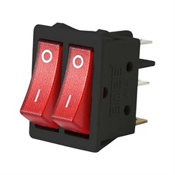 Двухклавишный выключатель EMAS A12B1K11 - фото 14782216