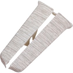 Торцевые заглушки для плинтуса DECONIKA Д-П85-Тп-Ф1 253 ЯСН СЕР - фото 14785343