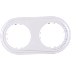 Круглая двухпостовая рамка LK Studio LK Vintage-Classic - фото 14785755