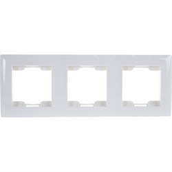 Вертикальная трехместная рамка Volsten V01-21-A32-M Violet - фото 14787928