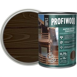 Лаковый тонирующий атмосферостойкий алкидный антисептик Profiwood 67029 - фото 14791390