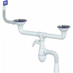 Двойной сифон Unicorn B730V - фото 14791615