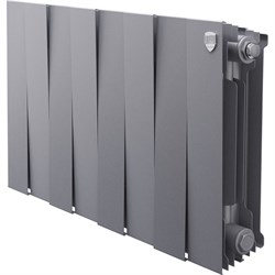 Биметаллический радиатор Royal Thermo PianoForte 300/Silver Satin - фото 14791853