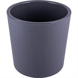 Горшок для цветов Полимербыт Genius 2.5л, d157, h156мм, серый - фото 14793812