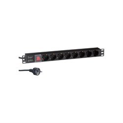 Блок розеток ExeGate ServerPro PDU-19H802 Al-8S-EU1.8CU-SW - фото 14794721