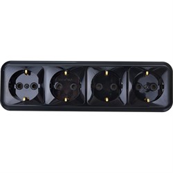 Четырехместная розетка BYLECTRICA ПРАЛЕСКА - фото 14795888