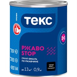 Молотковая грунт-эмаль по ржавчине ТЕКС РжавоStop - фото 14795979