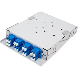 Настенный одномодовый укомплектованный оптический кросс TopLan КРН-Top-16LC-Компл - фото 14796908