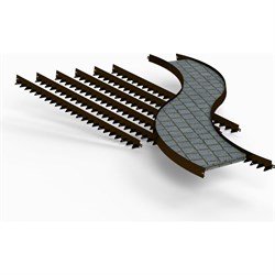 Бордюр ООО Металекс BRK107020 - фото 14797758