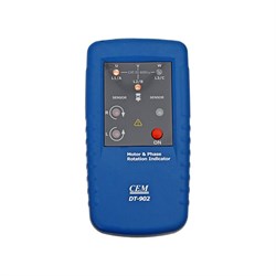 Тестер порядка обмоток электродвигателя и чередования фаз СЕМ DT-902 - фото 14798565
