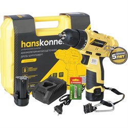 Аккумуляторная дрель Hanskonner HCD1230R - фото 14799947