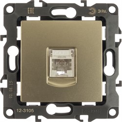 Телефонная розетка ЭРА Эра12 - фото 14800014