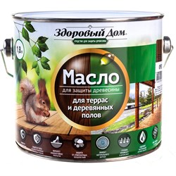 Масло для террас и деревянных полов Здоровый дом Лк-00009554 - фото 14804174