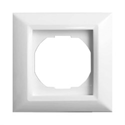 1-местная рамка Metronex Roma White - фото 14804410