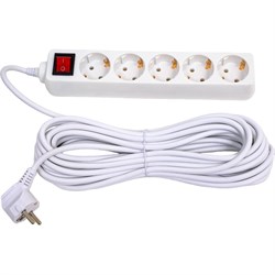 Бытовой удлинитель General Lighting Systems GES-16-3x100-5-10m-S - фото 14805052