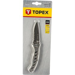 Универсальный складной нож TOPEX 98Z105 - фото 14806536