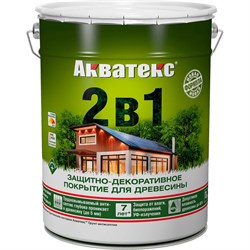 Защитно-декоративное покрытие для дерева Акватекс 257240 - фото 14806603